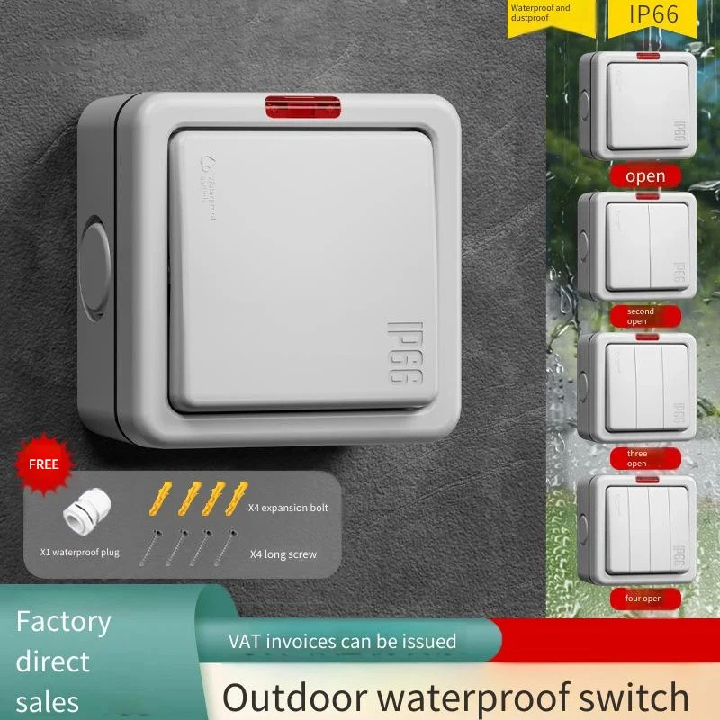 Pc Power Supply - Outdoor Waterproof Switch Box Button Rainproof