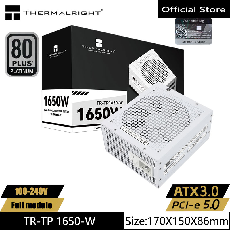 Power Supply 750W - Thermalright TR-TP1650-W White Computer case power