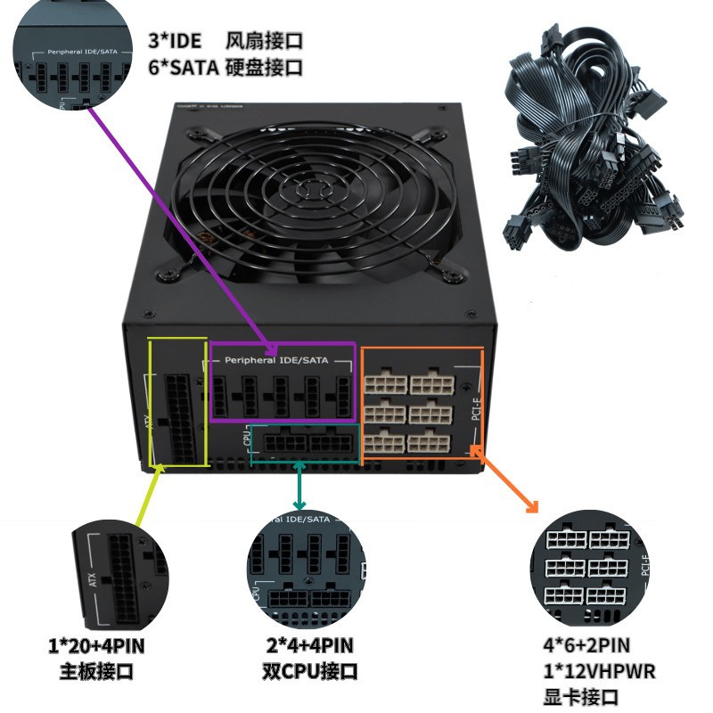 2000W ATX Computer Power Suppl - Psu Computer ulasan dan harga