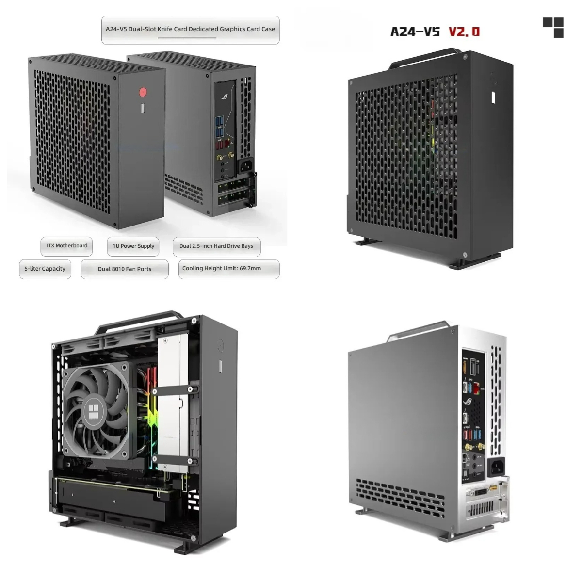 5 Litre Mini A24-V5 2.0 Dual S - Pc Power Supply ulasan dan harga