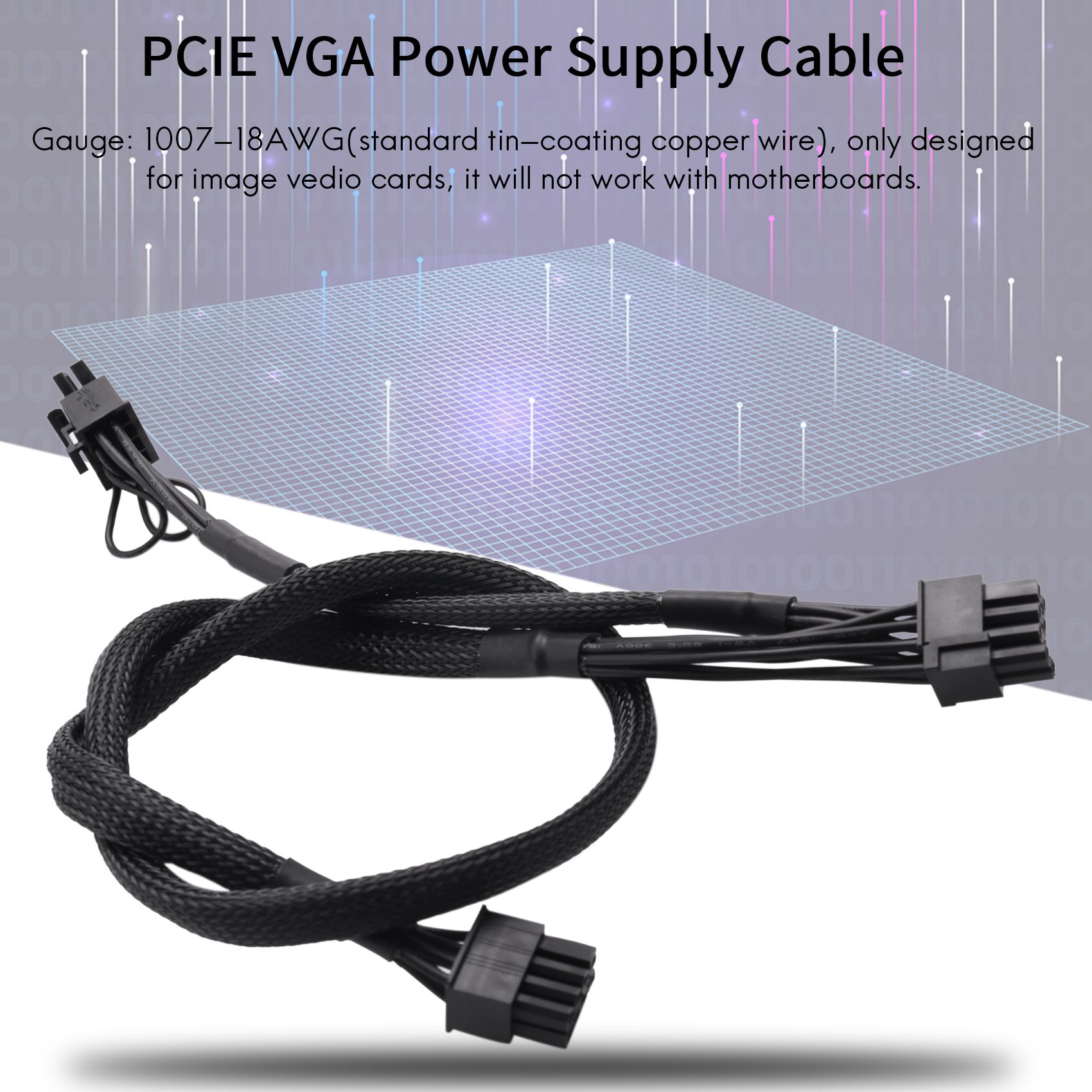 Advanced! PSU 8Pin to Dual 8Pi - Modular Power Supply ulasan dan harga