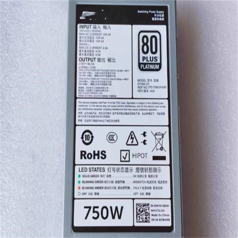 FOR DELL PowerEdge R740 R730 R - Power Supply 750W ulasan dan harga