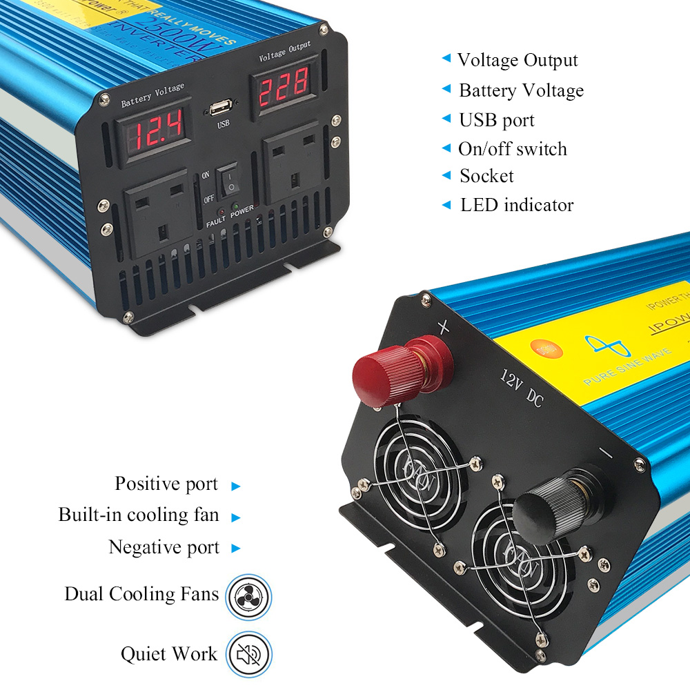 2026 Lvyuan Pure Sine Wave Inv - Dc Power Supply 12V ulasan dan harga