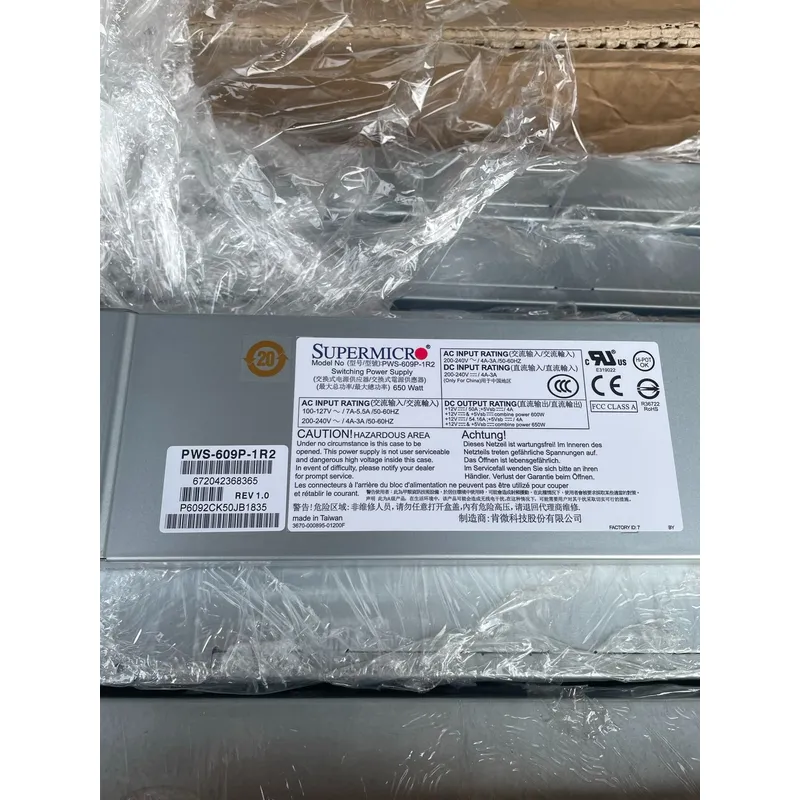 for Supermicro PWS-609P-1R2 65 - Power Supply 650W ulasan dan harga