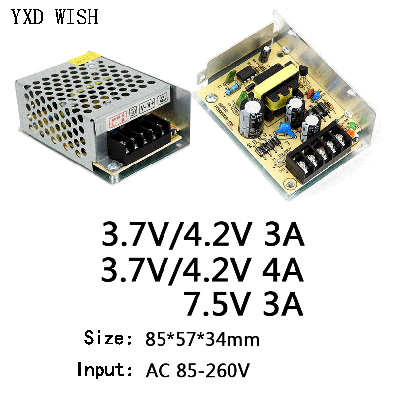 AC 220V To 3.7V 4.2V 7.5V Powe - Smps Power Supply ulasan dan harga