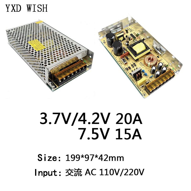 AC 220V To 3.7V 4.2V 7.5V Powe - Smps Power Supply ulasan dan harga