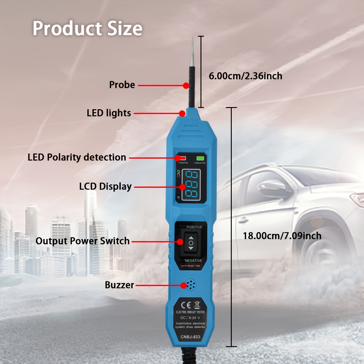 Power Circuit Probe Tester 6V- - Power Supply Tester ulasan dan harga