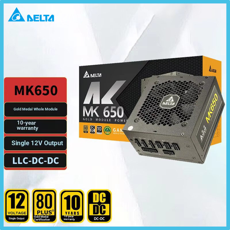 DELTA MK650 650W Rated Gold Fu - Power Supply 650W ulasan dan harga