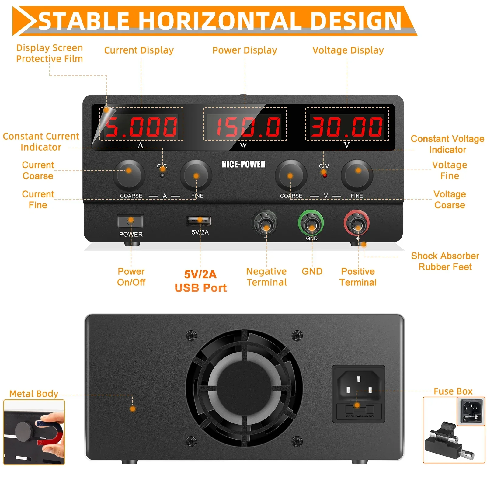 30V 5A 150W DC Power Supply NI - Smps Power Supply ulasan dan harga