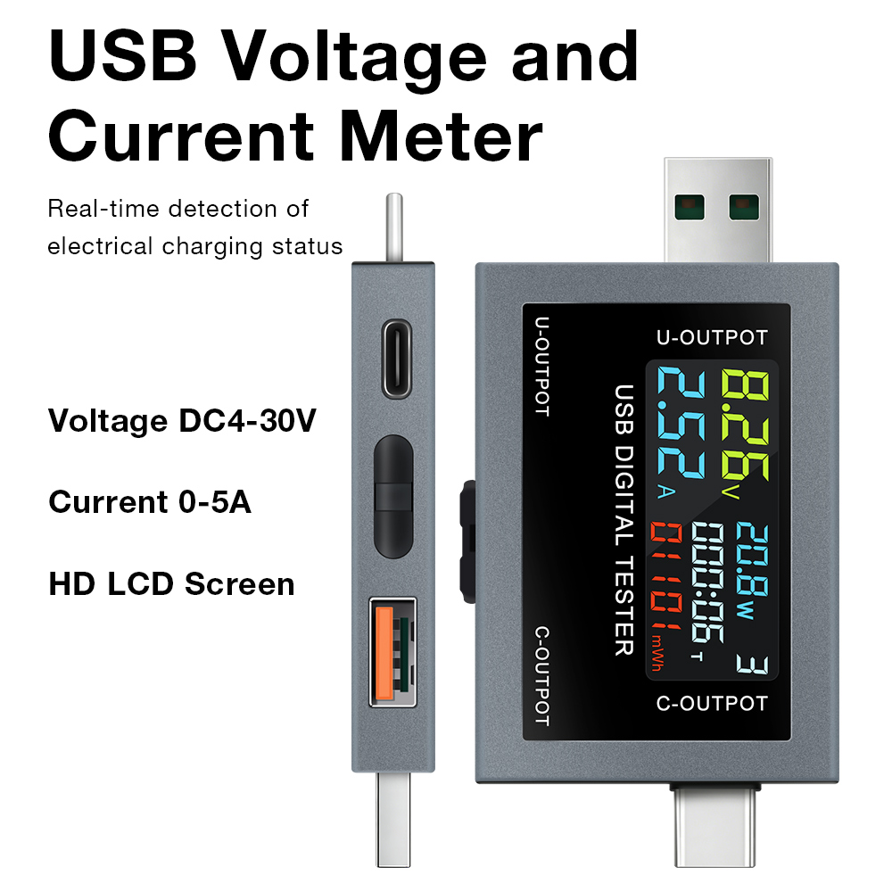 USB Type-C Charging Tester DC  - Power Supply Tester ulasan dan harga