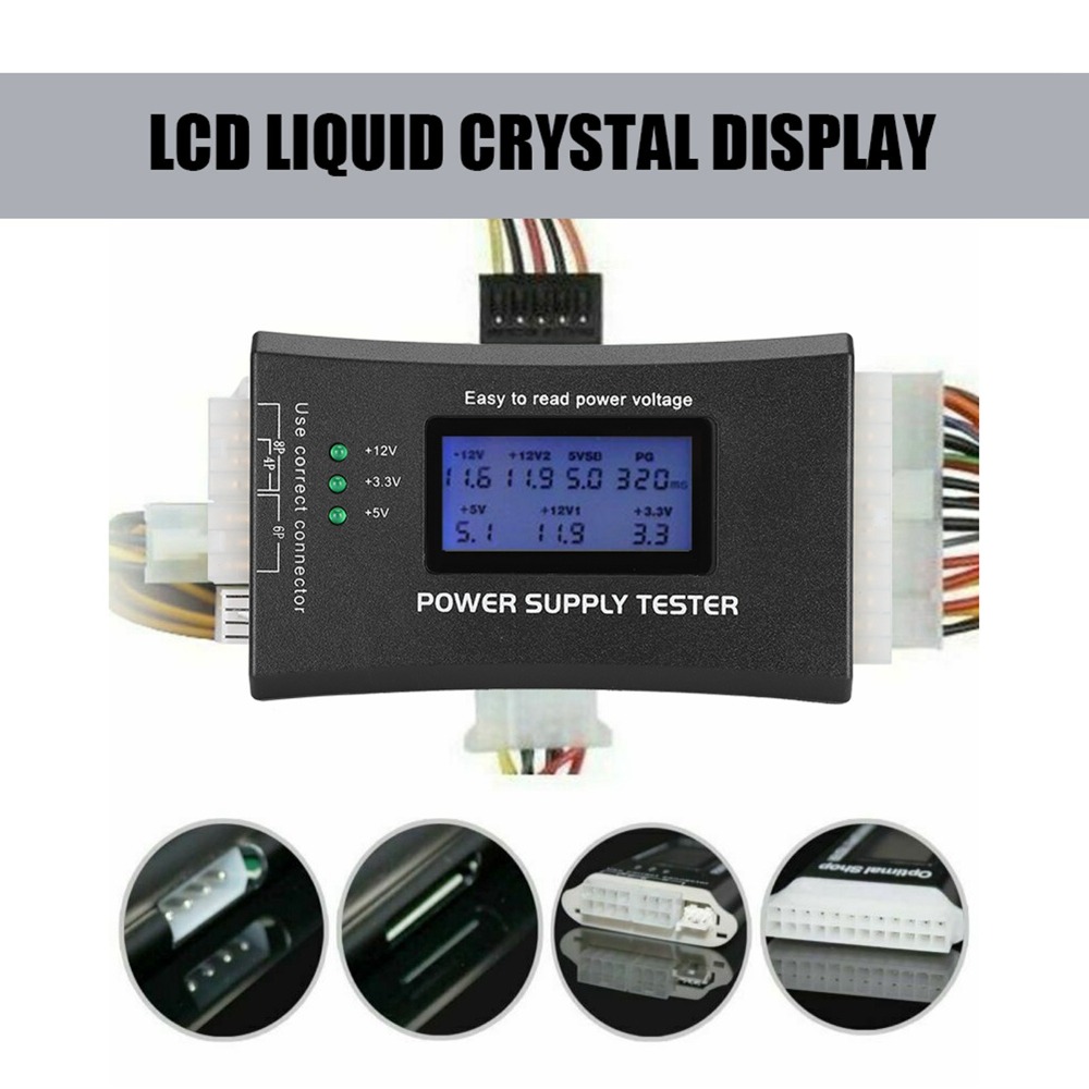 LCD Display ATX Power Supply T - Power Supply Tester ulasan dan harga