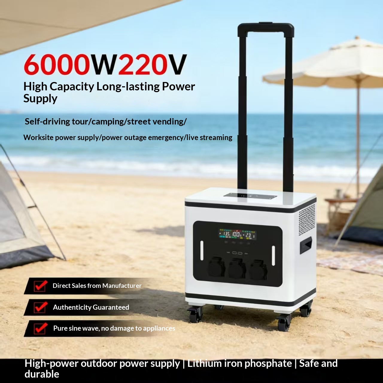 Lithium Ion Battery Outdoor Mo - Power Supply ulasan dan harga