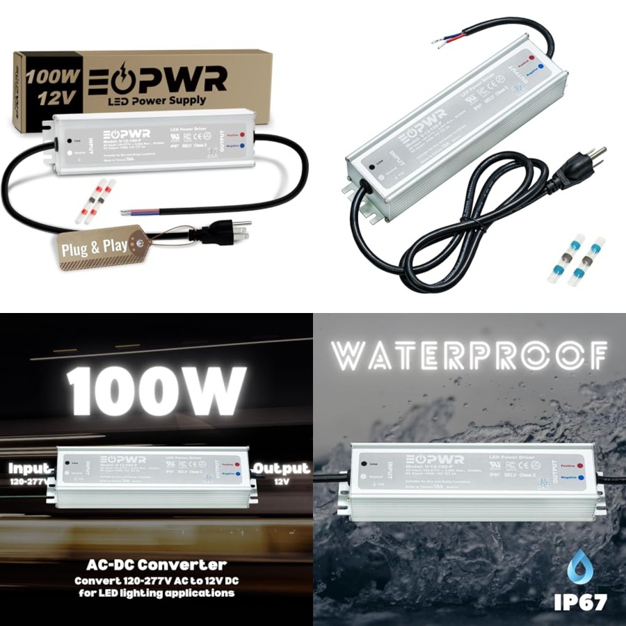 LED Driver Waterproof IP67 Pow - Ac Power Supply ulasan dan harga
