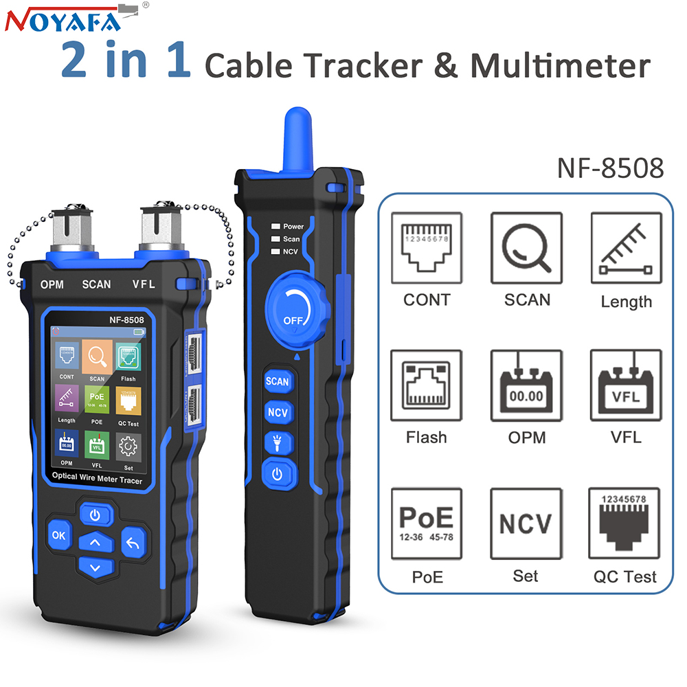 NOYAFA NF-8508 Network Cable T - Power Supply Tester ulasan dan harga